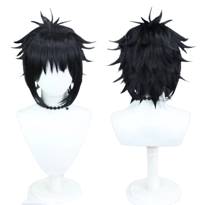 Sasuke Uchiha Cosplay Wig - Naruto Shippuden (Black Spiky) (FEVERCOS)