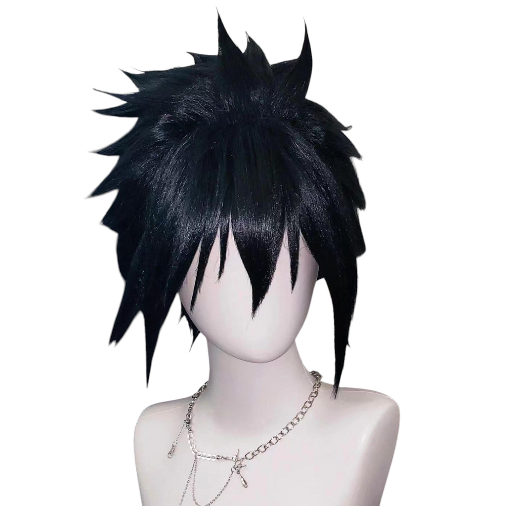 Sasuke Uchiha Cosplay Wig - Naruto Shippuden (Black Spiky) (FEVERCOS)