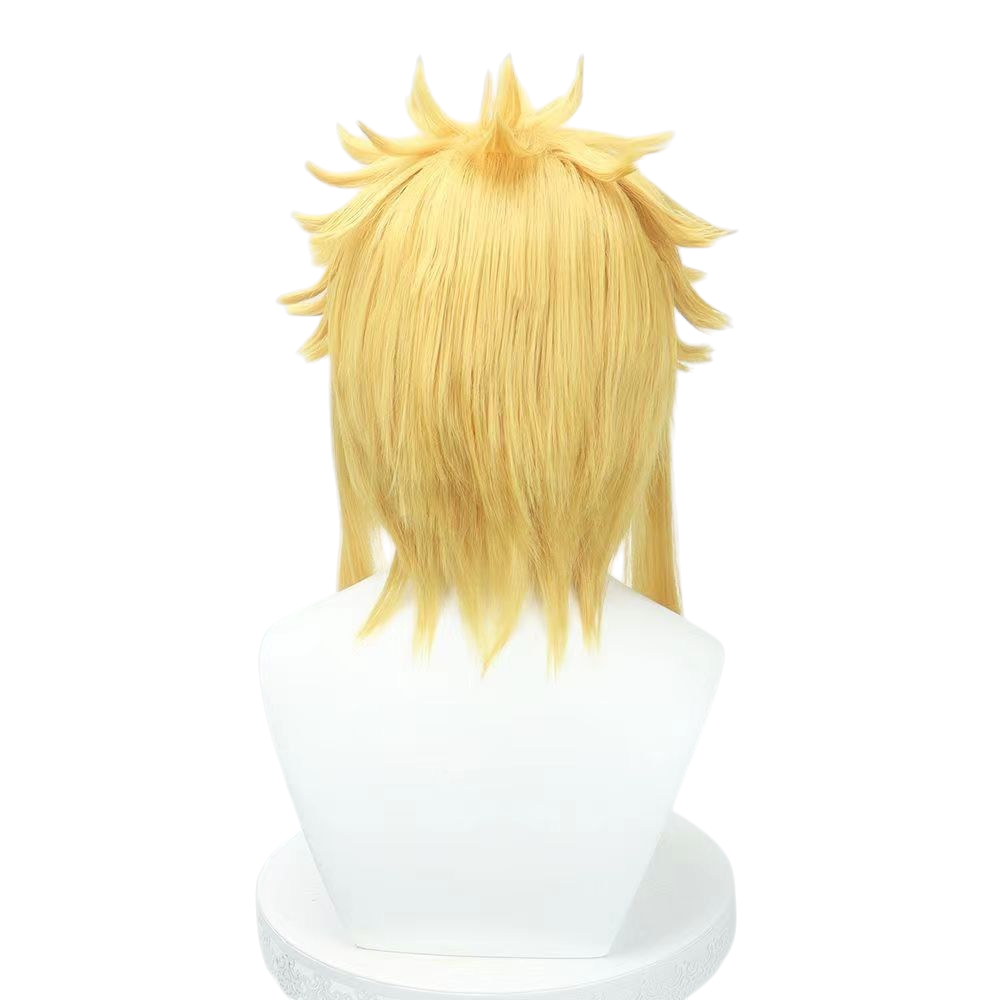 White Smoke Minato Namikaze Cosplay Wig - Naruto (4th Hokage) Yellow Flash (FEVERCOS)