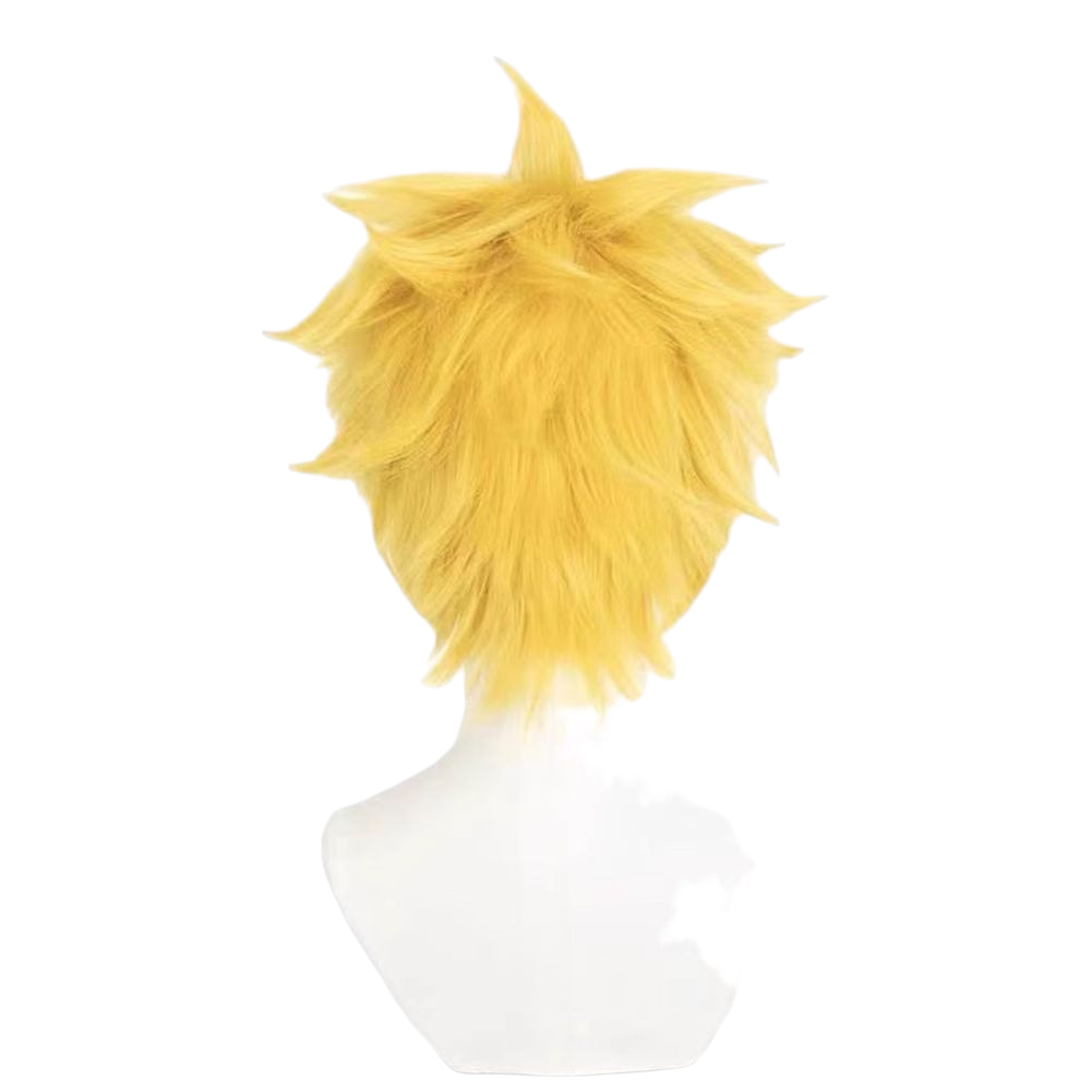 Sandy Brown Naruto Uzumaki Cosplay Wig - Naruto Shippuden (Yellow Spiky) (FEVERCOS)