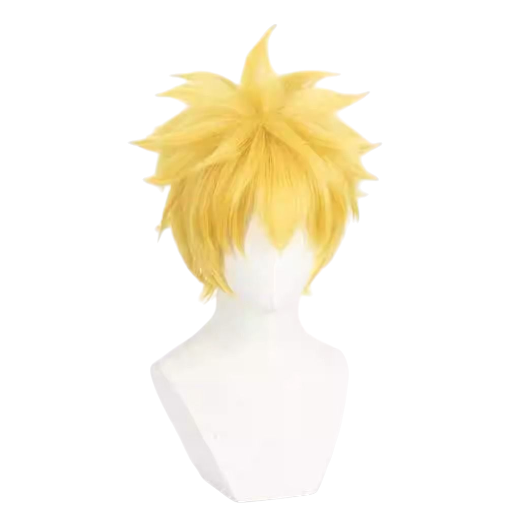 Seashell Naruto Uzumaki Cosplay Wig - Naruto Shippuden (Yellow Spiky) (FEVERCOS)