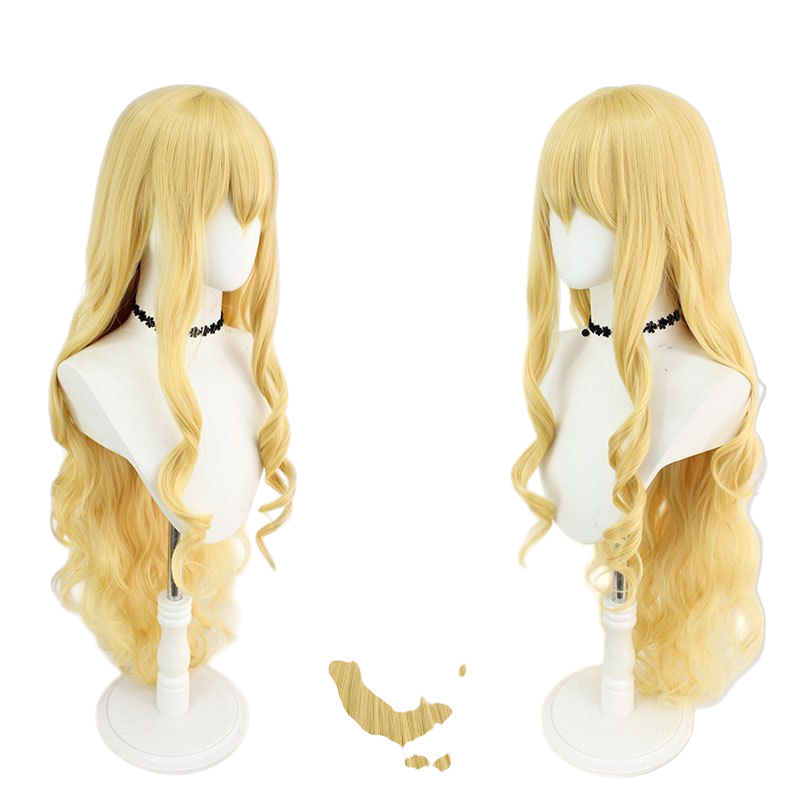 Rima Mashiro Cosplay Wig - Shugo Chara! (Golden Blonde Long Curls) (FEVERCOS)