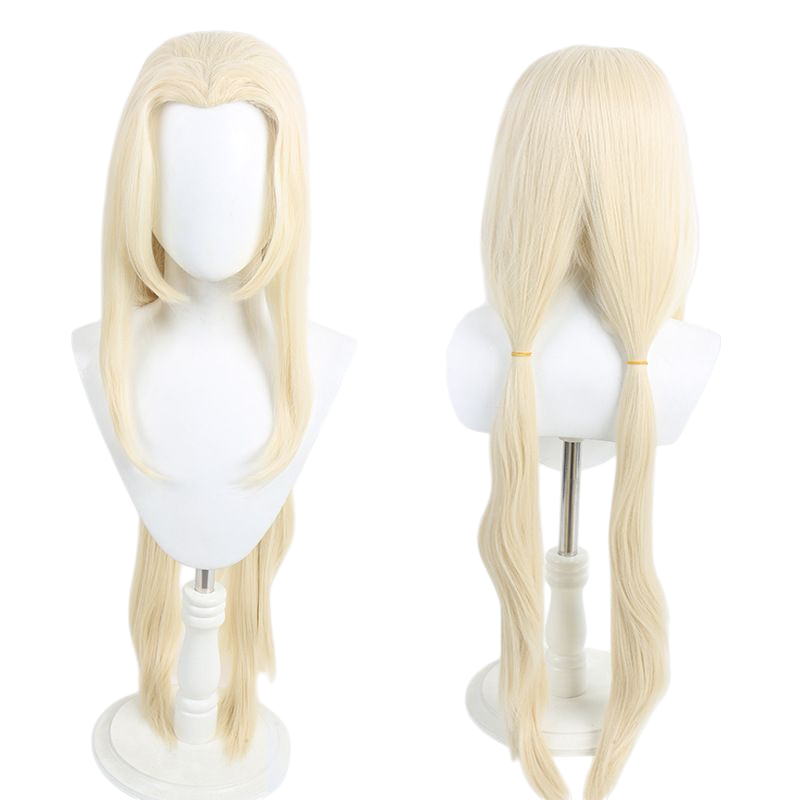 Tsunade Cosplay Wig - Naruto Shippuden (Blonde Twin Ponytails) (FEVERCOS)