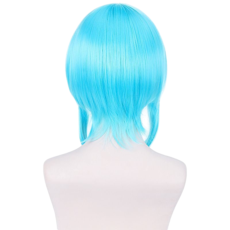 Sinon Cosplay Wig - Sword Art Online GGO (Blue Short) (FEVERCOS)