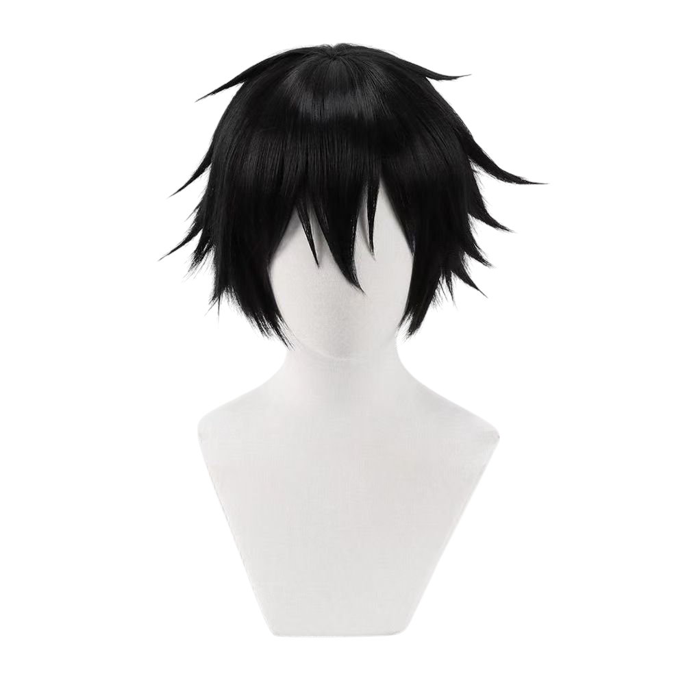 Light Gray Kirito Cosplay Wig - Sword Art Online (Black Short) (FEVERCOS)