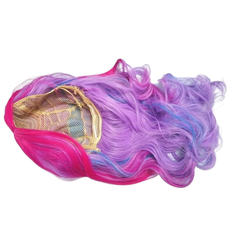 Medium Orchid Evie Cosplay Wig - Disney's Descendants 3 (Blue Black Braids) (FEVERCOS)