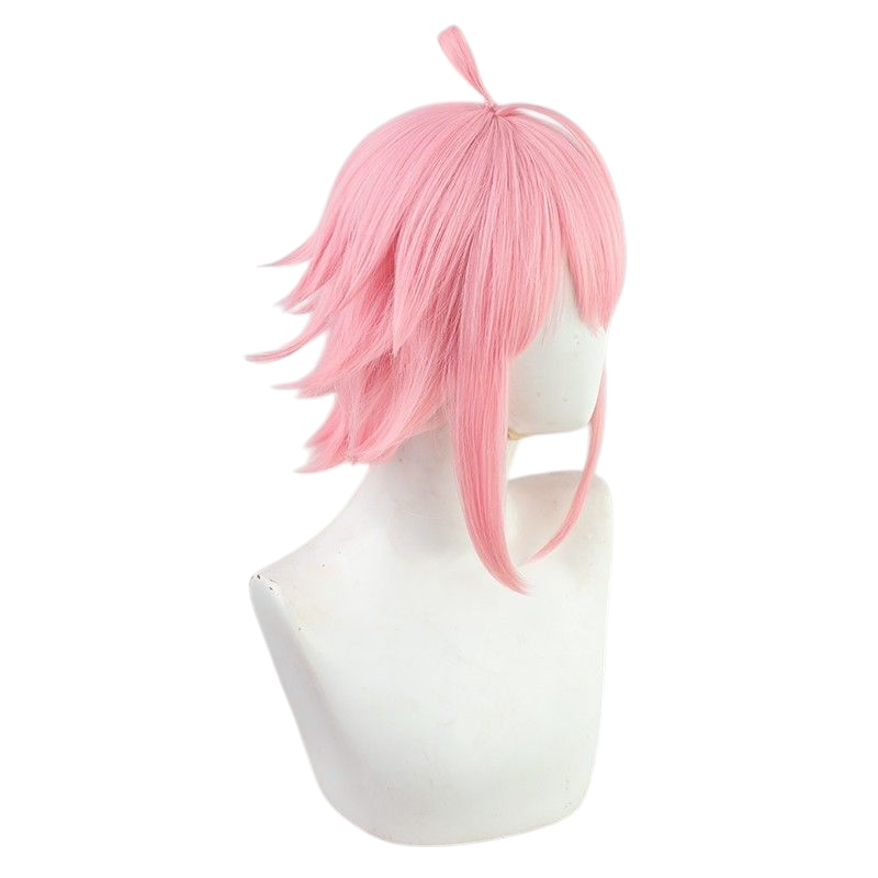 Light Gray Tori Himemiya Cosplay Wig - Ensemble Stars!! fine (Peach Pink + Ahoge) (FEVERCOS)