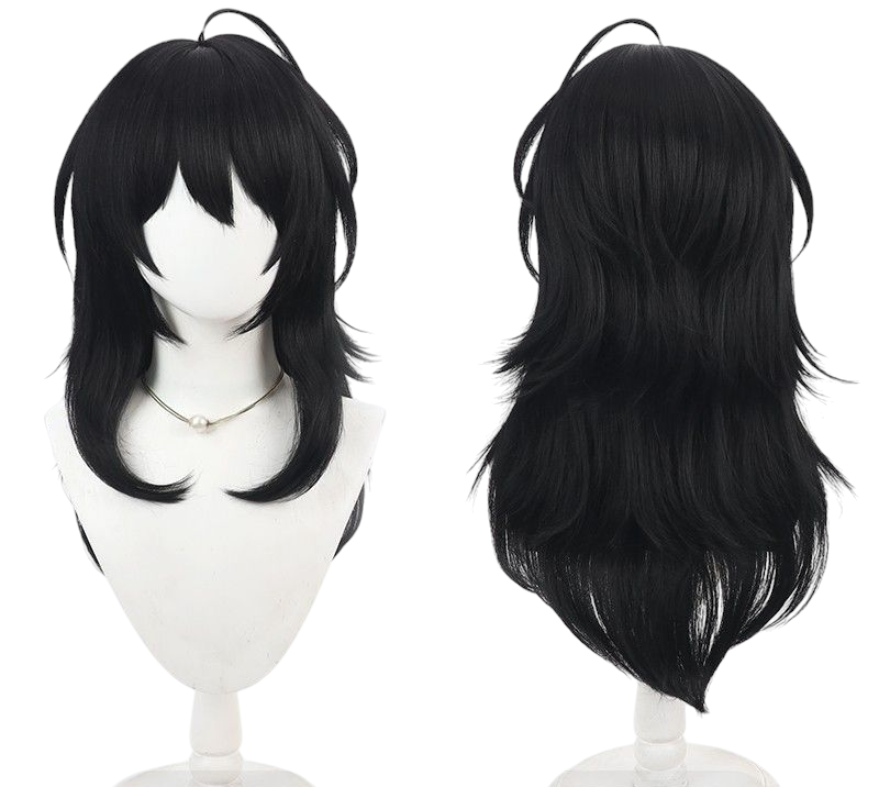 Beige Rei Sakuma Cosplay Wig - Ensemble Stars!! UNDEAD (Vampire Black) (FEVERCOS)