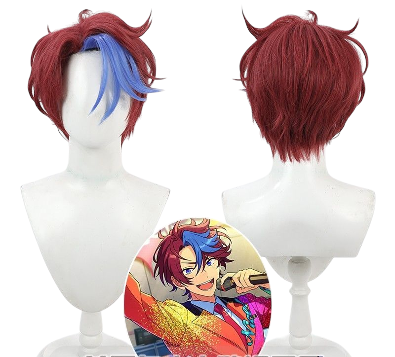 Light Gray Niki Shiina (Nice-ni) Cosplay Wig - Ensemble Stars!! Crazy:B (Ash Grey) (FEVERCOS)