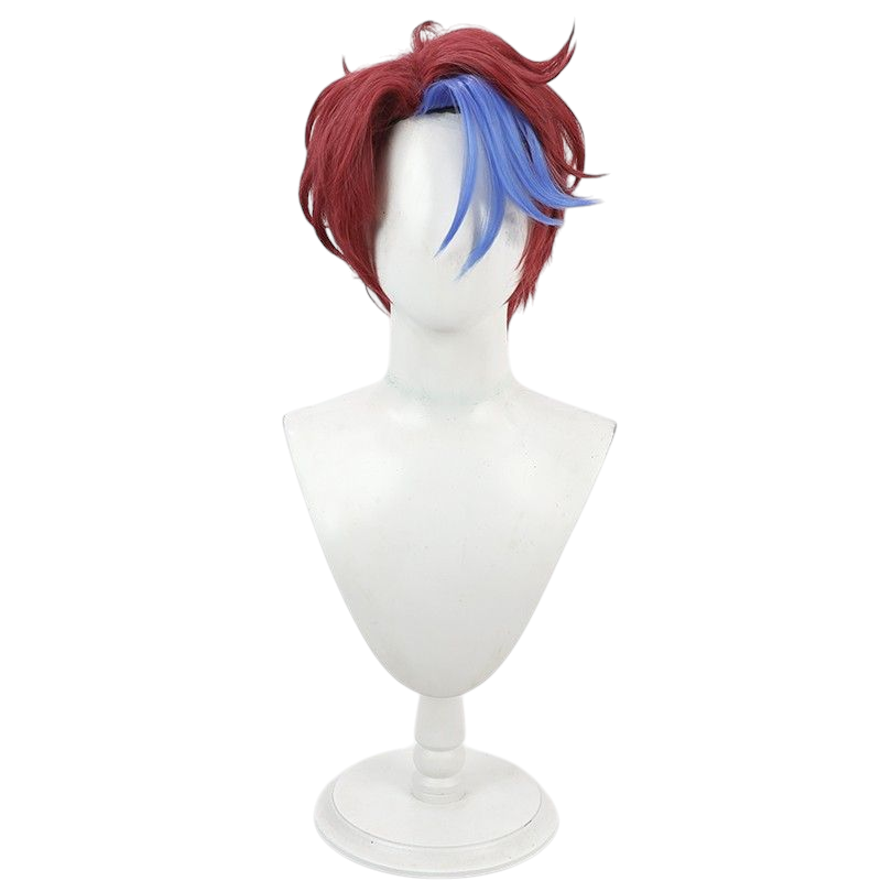 Beige Niki Shiina (Nice-ni) Cosplay Wig - Ensemble Stars!! Crazy:B (Ash Grey) (FEVERCOS)