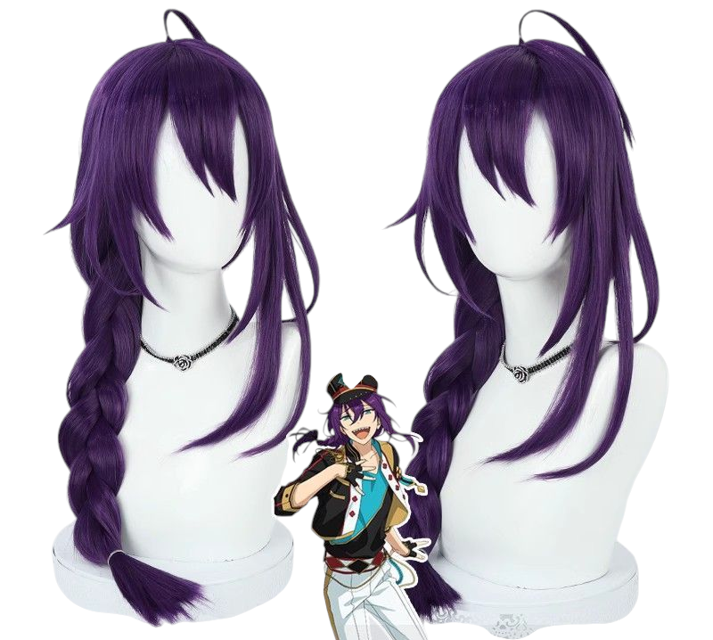 Lavender Mayoi Ayase Cosplay Wig - Ensemble Stars!! ALKALOID (Purple Braided) (FEVERCOS)
