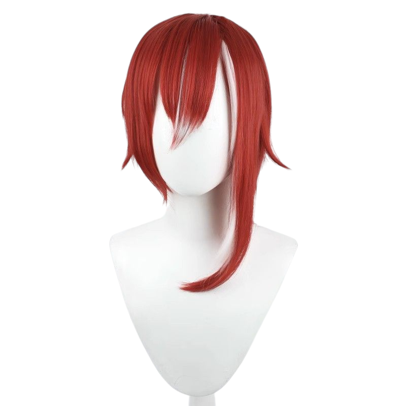 Antique White Natsume Sakasaki Cosplay Wig - Ensemble Stars!! Switch (Red/White Mesh) (FEVERCOS)