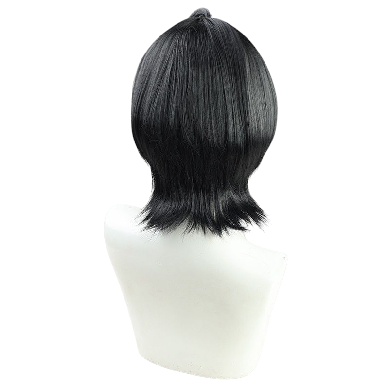 Beige Ritsu Sakuma Cosplay Wig - Ensemble Stars!! Knights (Natural Black) (FEVERCOS)