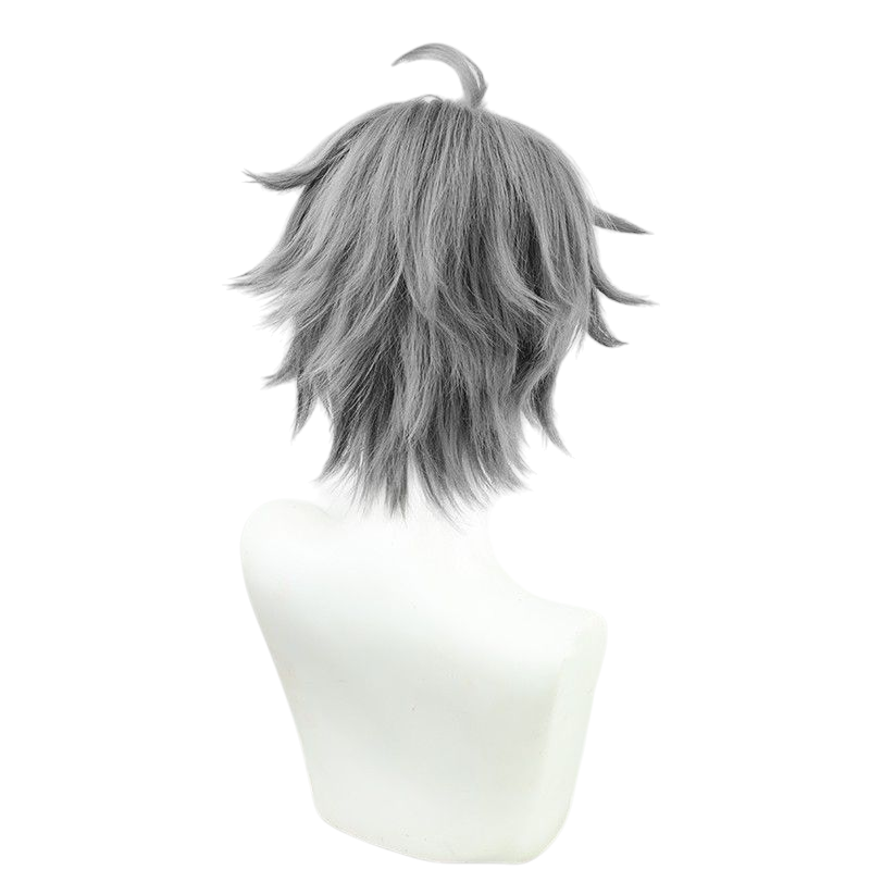 Light Gray Izumi Sena Cosplay Wig - Ensemble Stars!! Knights (Silver-Grey Wavy) (FEVERCOS)