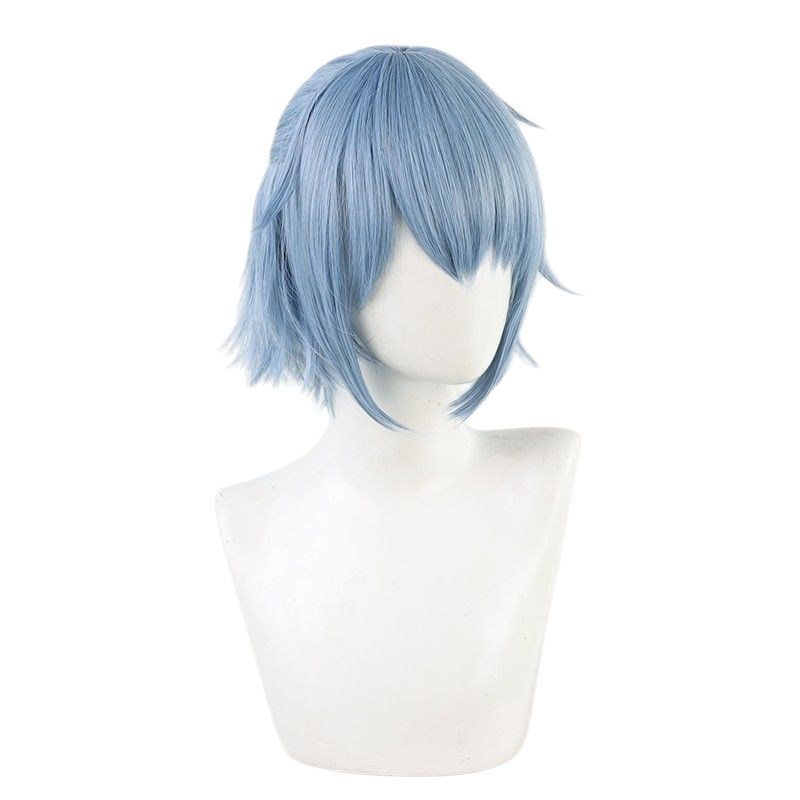 White Smoke Nero Cosplay Wig - Promise of Wizard / Mahoyaku (Midnight Blue) (FEVERCOS)