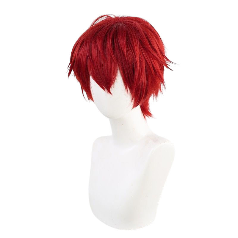 White Smoke Mithra Cosplay Wig - Promise of Wizard / Mahoyaku (Auburn Spiky) (FEVERCOS)