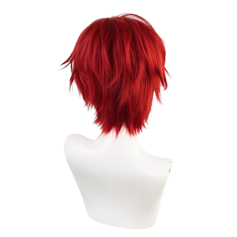 Dark Red Mithra Cosplay Wig - Promise of Wizard / Mahoyaku (Auburn Spiky) (FEVERCOS)