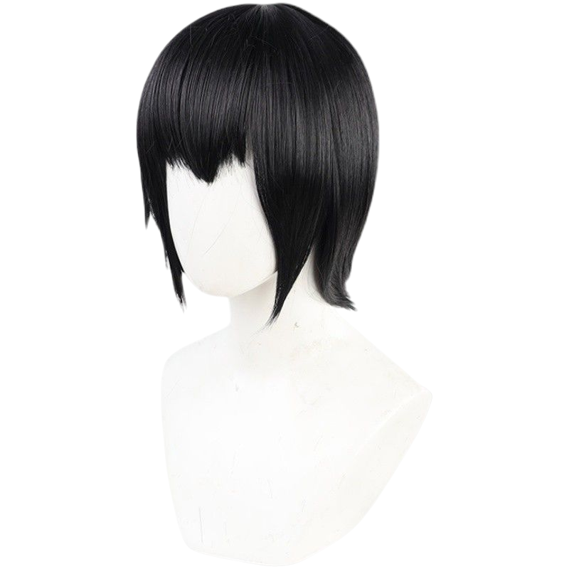 White Smoke Snow & White Cosplay Wig - Promise of Wizard / Mahoyaku (black Bob) (FEVERCOS)