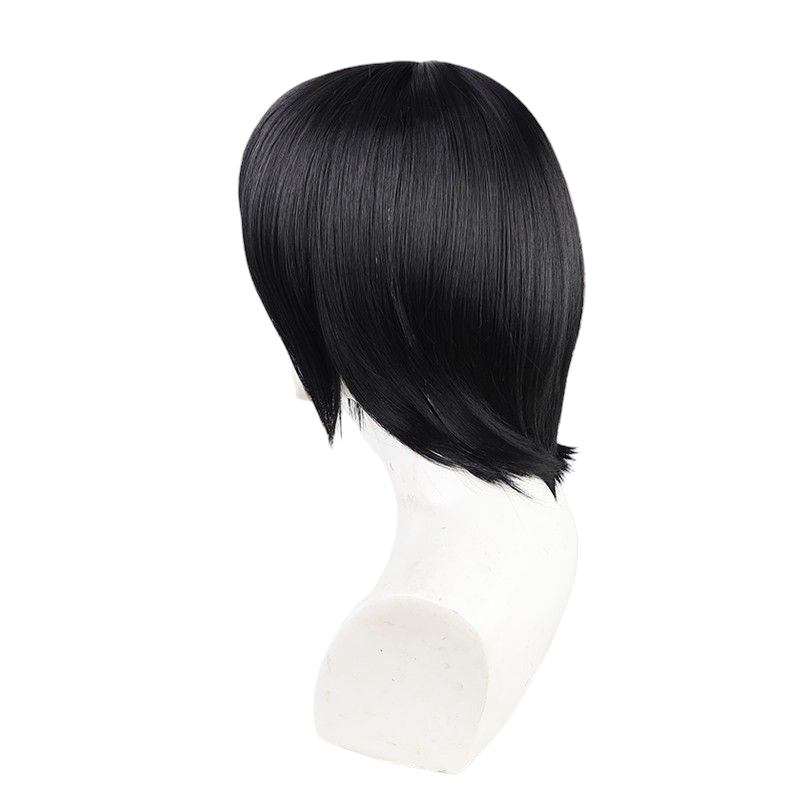White Smoke Snow & White Cosplay Wig - Promise of Wizard / Mahoyaku (black Bob) (FEVERCOS)