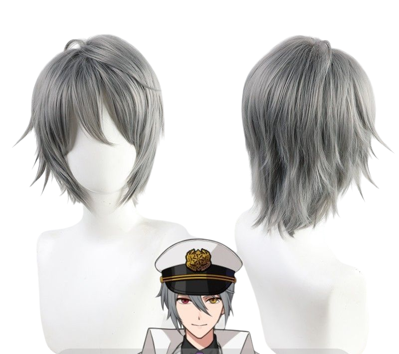 Light Gray Owen Cosplay Wig - Promise of Wizard / Mahoyaku (Wolf Grey) (FEVERCOS)