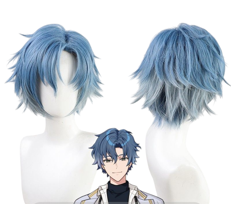 Light Gray Figaro Cosplay Wig - Promise of Wizard / Mahoyaku (Flipped Styling) (FEVERCOS)