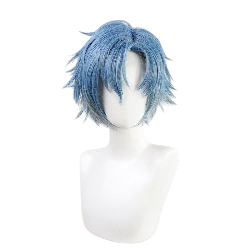Slate Gray Figaro Cosplay Wig - Promise of Wizard / Mahoyaku (Flipped Styling) (FEVERCOS)