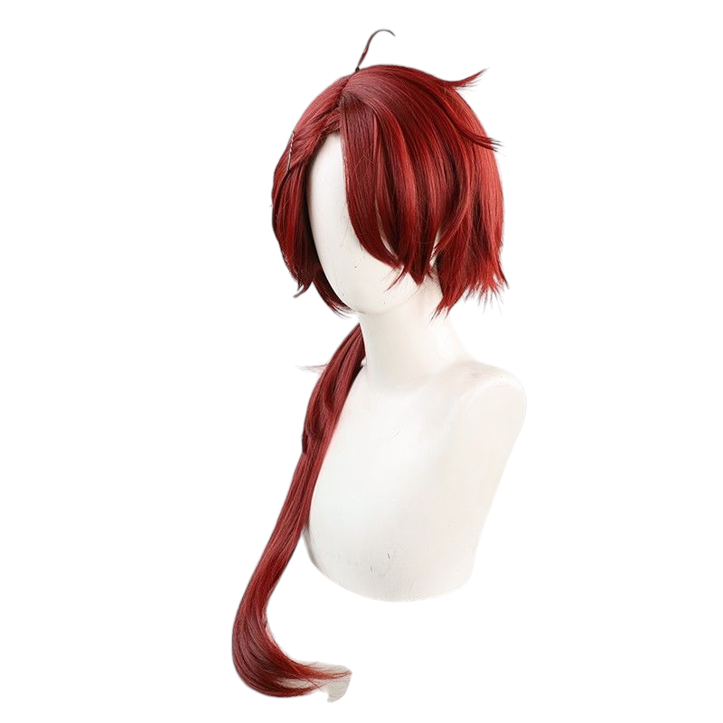 Dark Red Cain Cosplay Wig - Promise of Wizard / Mahoyaku (Red Spiky) (FEVERCOS)