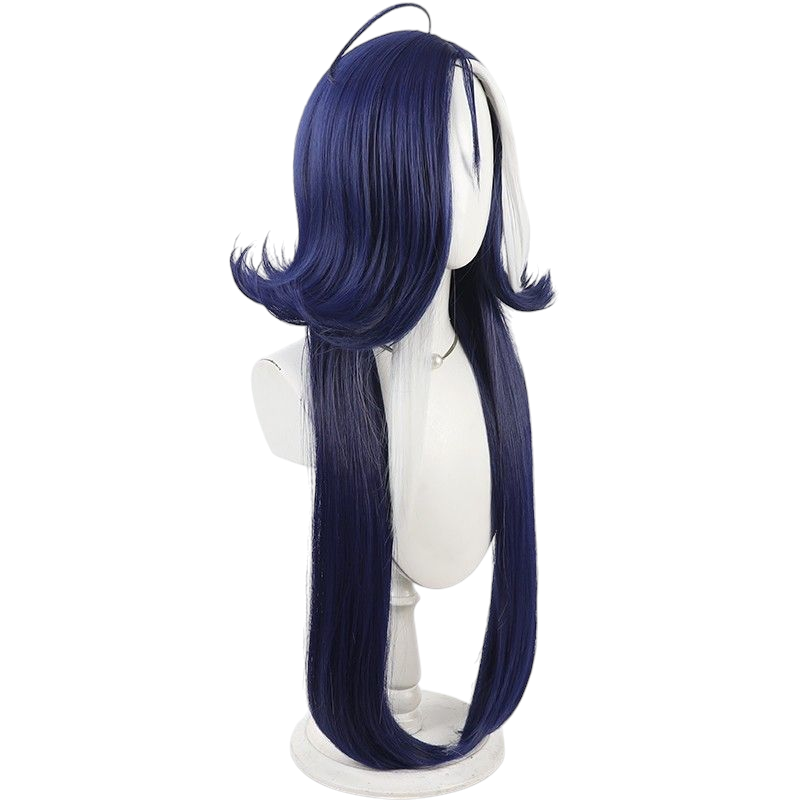 Light Gray Adela Cosplay Wig - Path to Nowhere (Dark Blue with Highlights) (FEVERCOS)