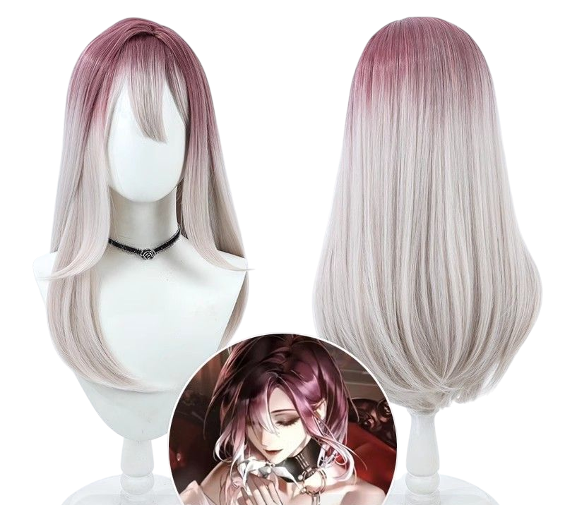 Light Gray Shalom Cosplay Wig - Path to Nowhere (Purple-Grey Gradient) (FEVERCOS)