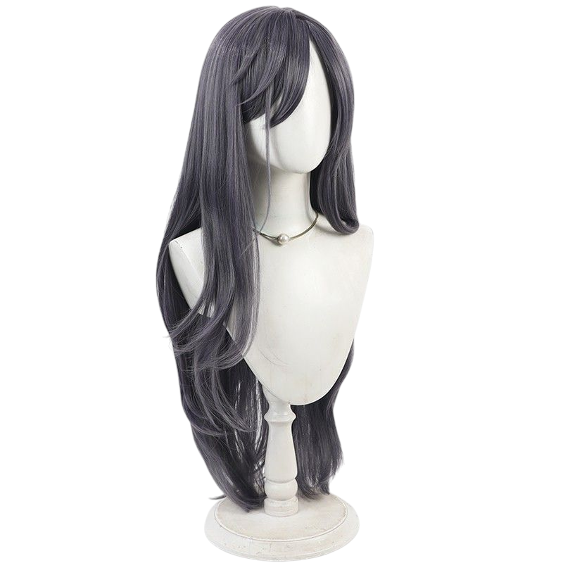 Dark Slate Gray Chief (Male - Long Hair Ver.) Cosplay Wig - Path to Nowhere (Black Flowing) (FEVERCOS)