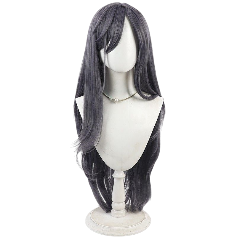 Light Gray Chief (Male - Long Hair Ver.) Cosplay Wig - Path to Nowhere (Black Flowing) (FEVERCOS)