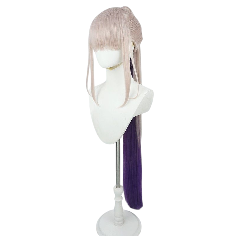 Light Gray Bai Yi Cosplay Wig - Path to Nowhere (Gradient Grey Ponytail 110cm) (FEVERCOS)