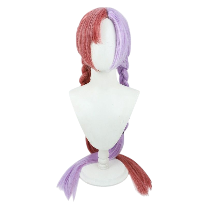 Lavender Luvia Ray Cosplay Wig - Path to Nowhere (Split Color Braids) (FEVERCOS)