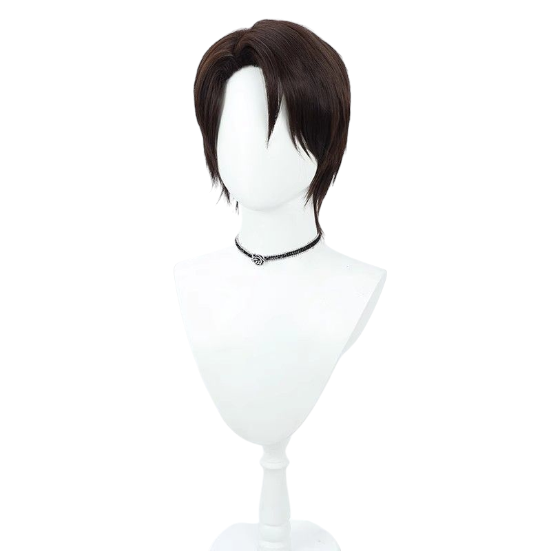 White Smoke Aizen Sosuke (Captain) Cosplay Wig - Bleach (Soft Brown) (FEVERCOS)