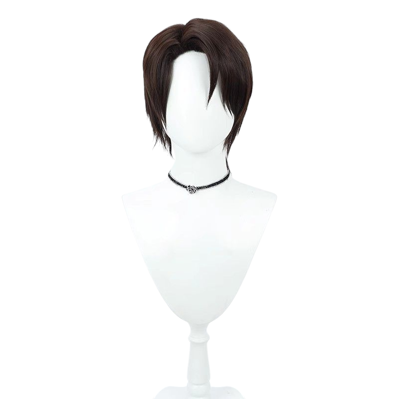 White Smoke Aizen Sosuke (Captain) Cosplay Wig - Bleach (Soft Brown) (FEVERCOS)