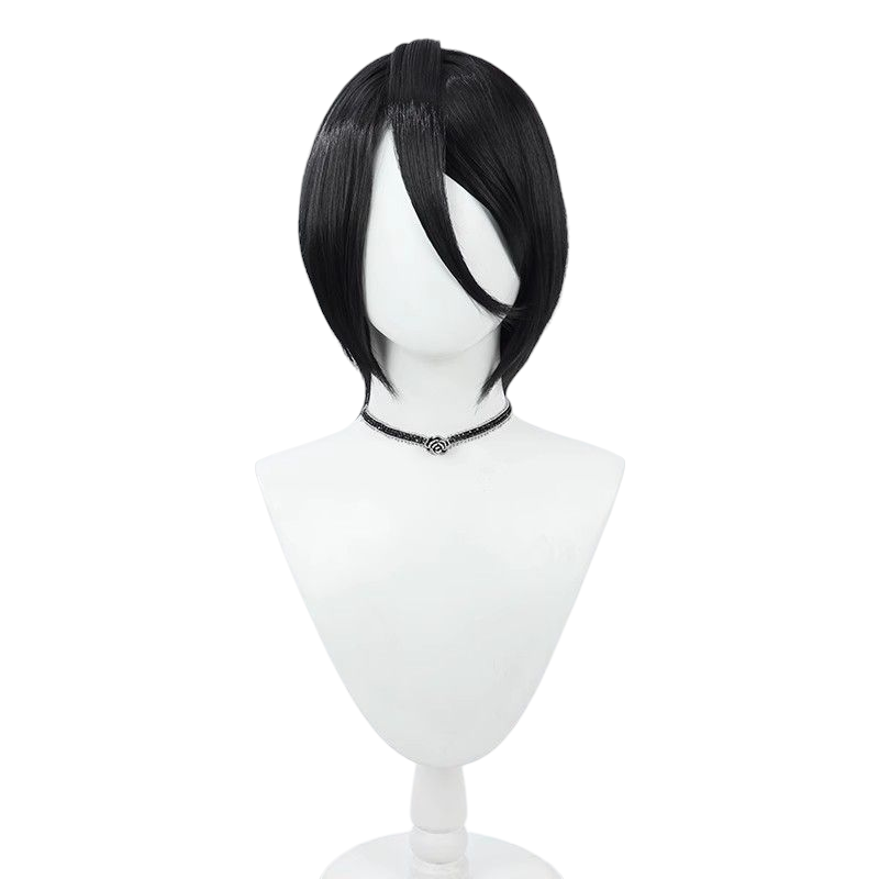 Lavender Rukia Kuchiki (TYBW) Cosplay Wig - Bleach (Short Black Bob) (FEVERCOS)