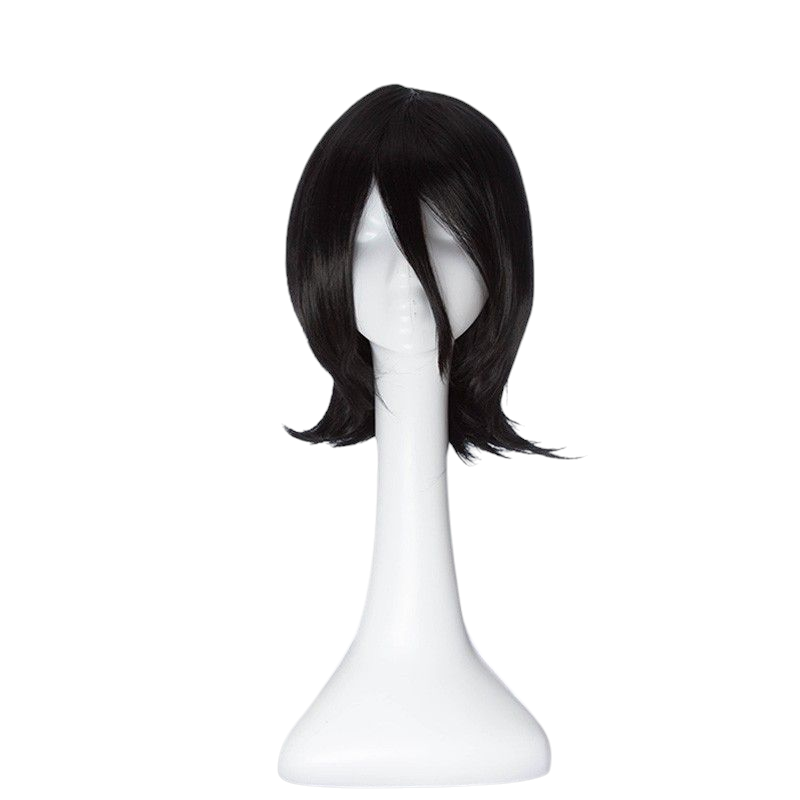 Lavender Rukia Kuchiki (Standard) Cosplay Wig - Bleach (Black Flipped) (FEVERCOS)