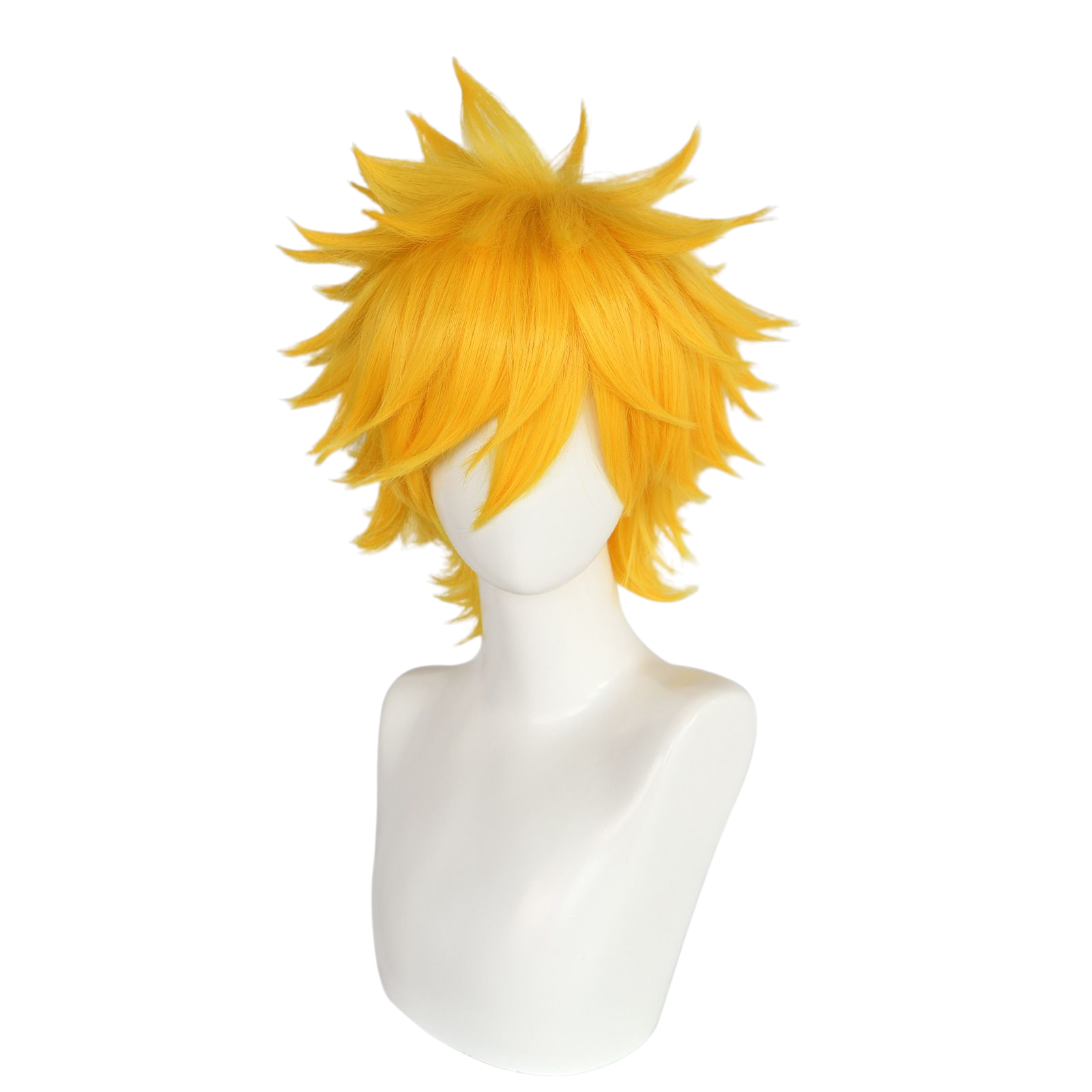 Antique White Ichigo Kurosaki Cosplay Wig - Bleach (Spiky Orange) (FEVERCOS)