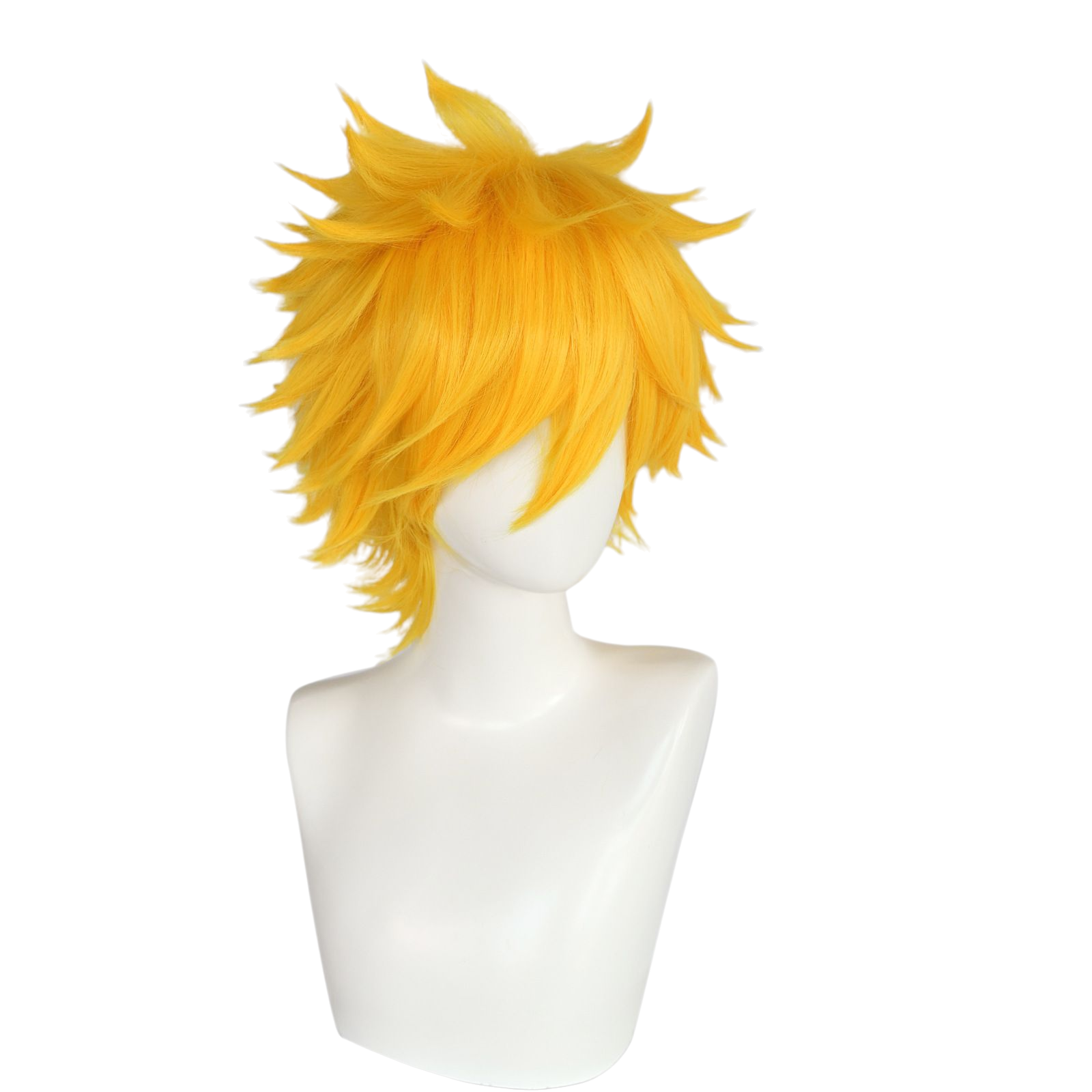 Goldenrod Ichigo Kurosaki Cosplay Wig - Bleach (Spiky Orange) (FEVERCOS)