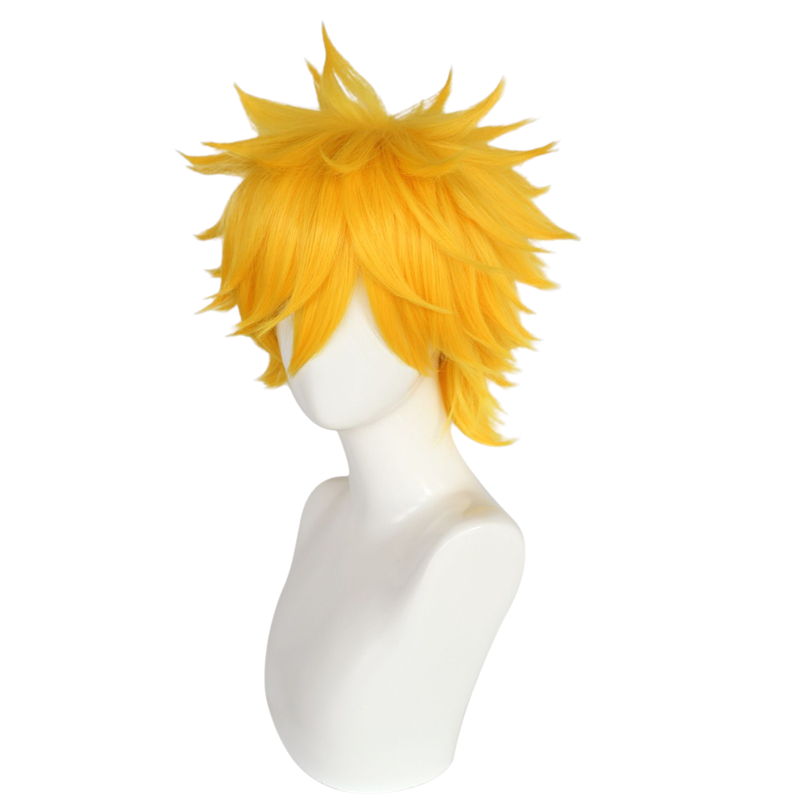 Goldenrod Ichigo Kurosaki Cosplay Wig - Bleach (Spiky Orange) (FEVERCOS)