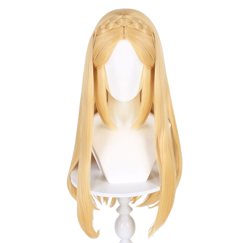 Tan Princess Zelda Cosplay Wig - Legend of Zelda: TotK (Short Bob) (FEVERCOS)