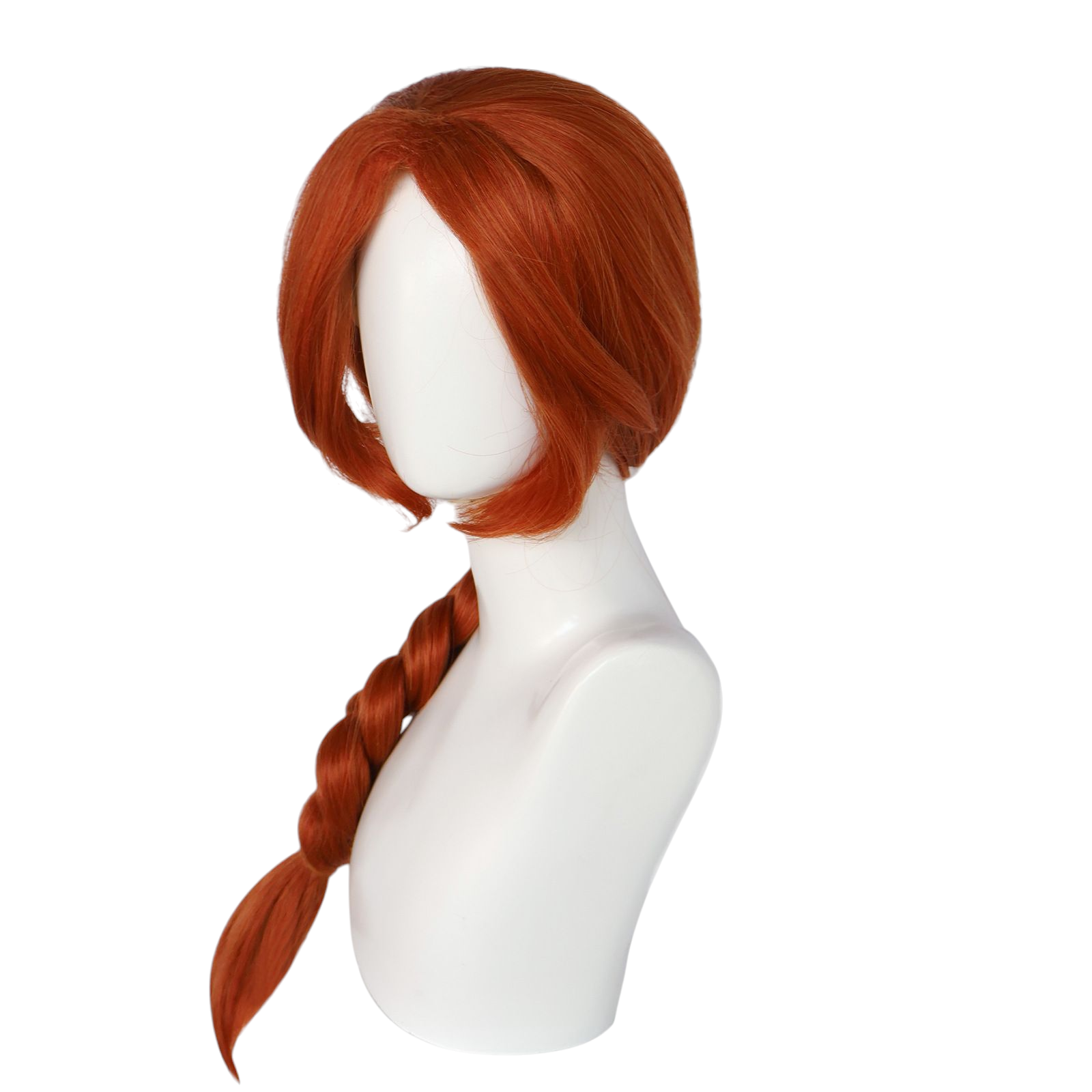 Light Gray Princess Fiona Cosplay Wig - Shrek (Red Braid) (FEVERCOS)