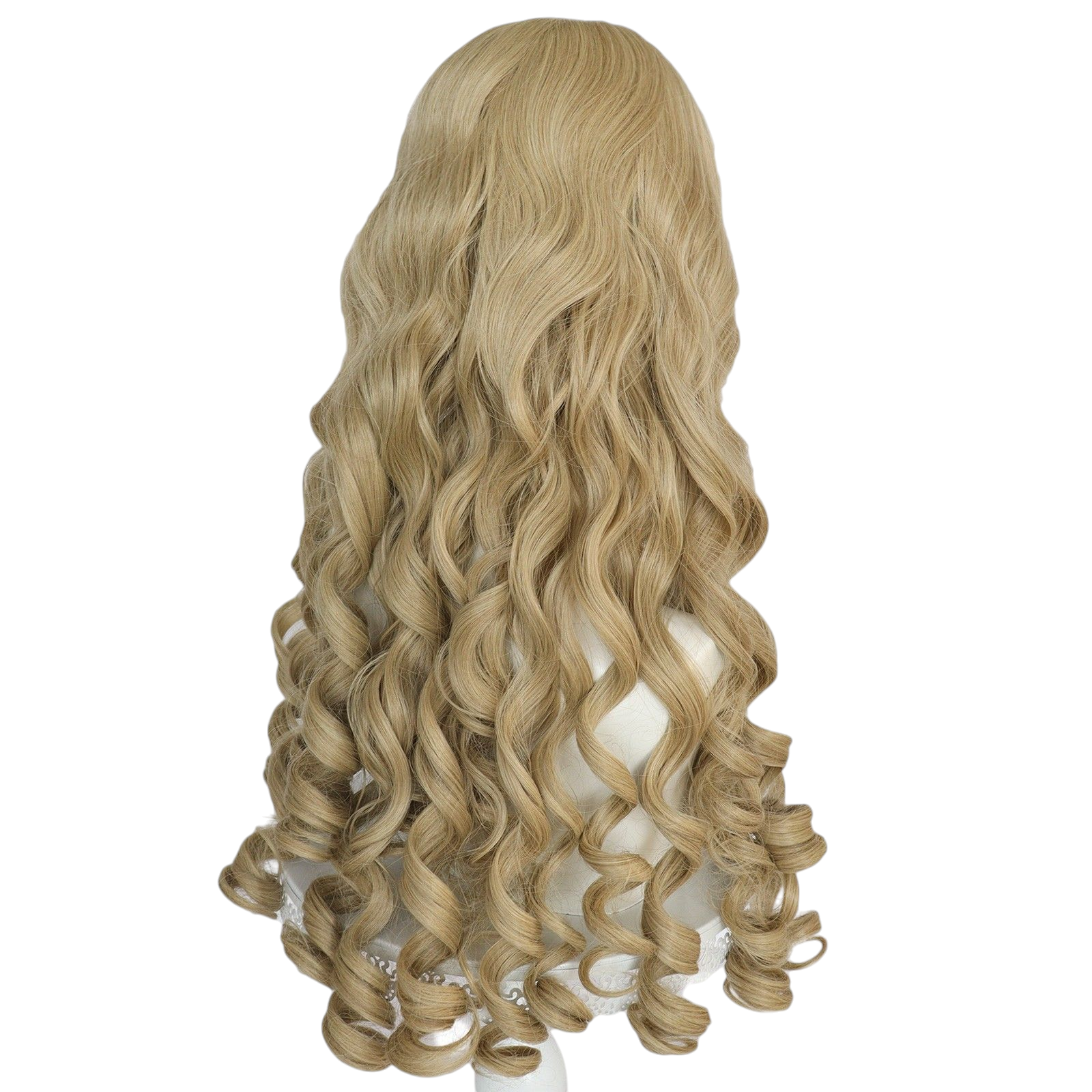 Rosy Brown Aurora (Sleeping Beauty) Cosplay Wig - Disney (Golden Curls) (FEVERCOS)