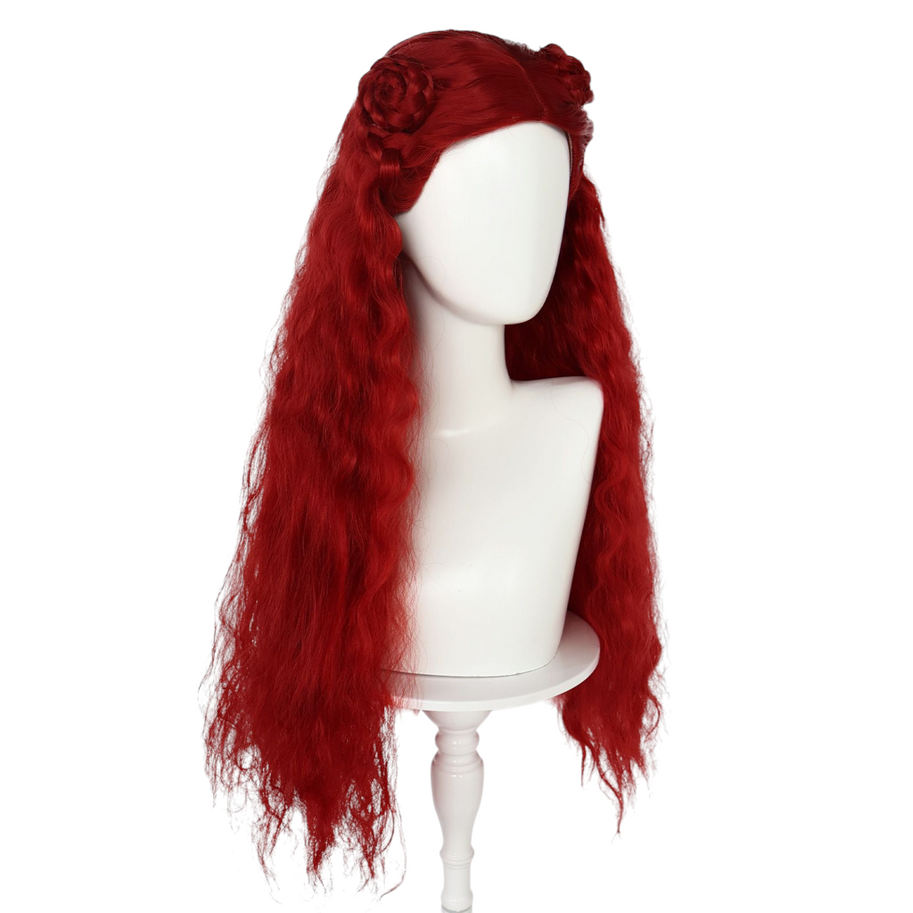 Dark Red Hope Mikaelson Cosplay Wig - Legacies / The Originals (Auburn Wavy) (FEVERCOS)