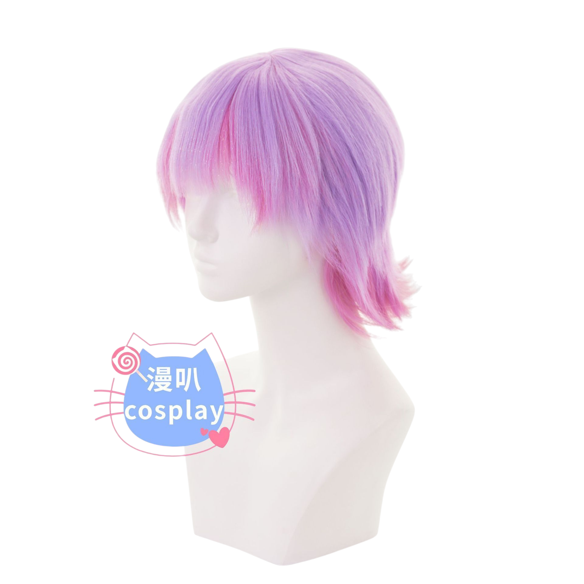 Misty Rose Stocking Anarchy (Angel) Cosplay Wig - Panty & Stocking (Pink/Purple Gradient) (FEVERCOS)
