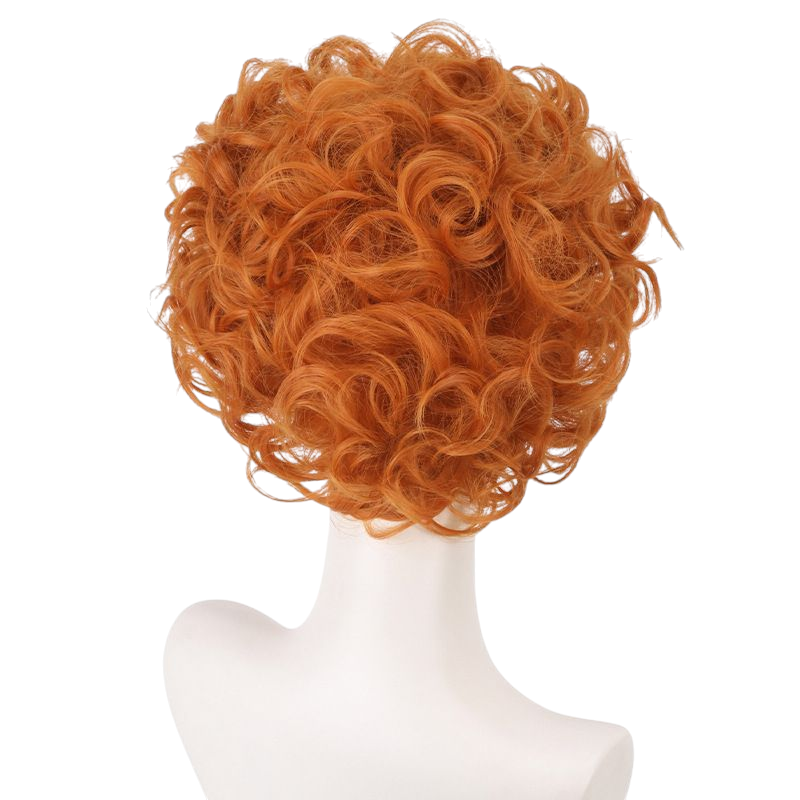 Misty Rose Brief Cosplay Wig - Panty & Stocking (Orange Bowl Cut) (FEVERCOS)