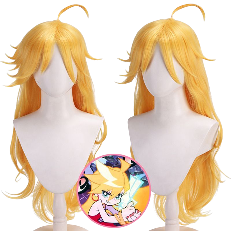 Light Gray Panty Anarchy Cosplay Wig - Panty & Stocking (Blonde Flipped) (FEVERCOS)
