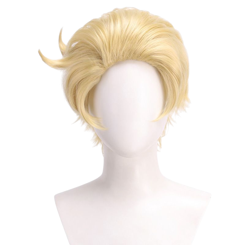 Misty Rose Lucifer Morningstar Cosplay Wig - Hazbin Hotel (Blonde Slicked) (FEVERCOS)
