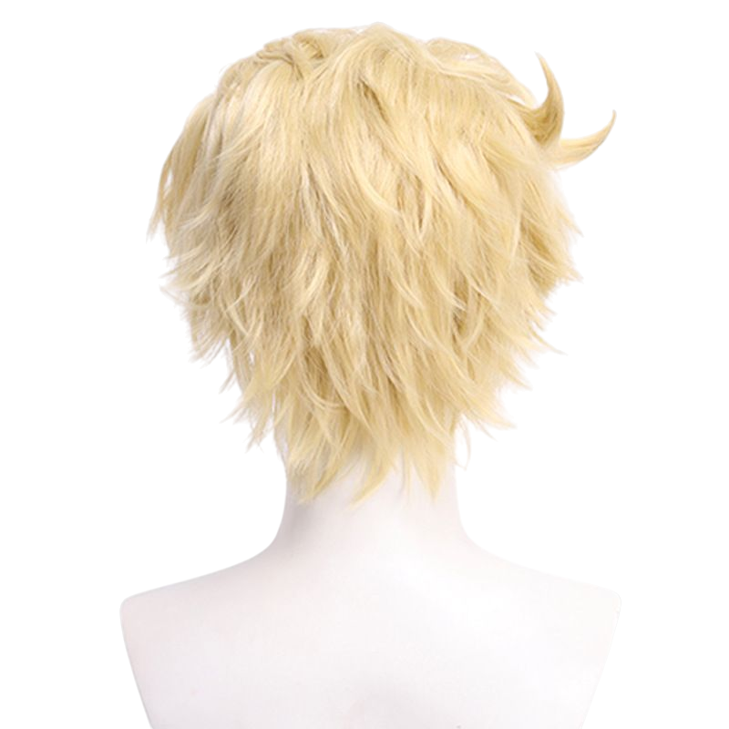 Wheat Lucifer Morningstar Cosplay Wig - Hazbin Hotel (Blonde Slicked) (FEVERCOS)