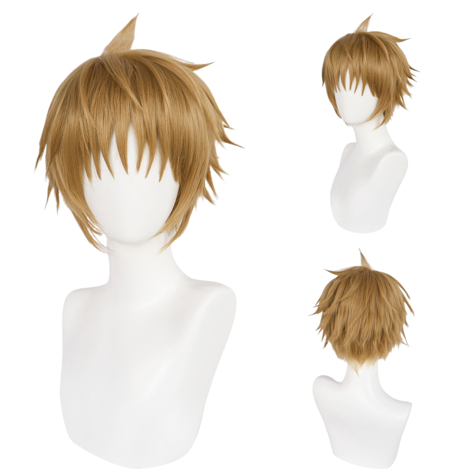 Beige Syaoran Li Cosplay Wig - Cardcaptor Sakura (Chestnut Brown) (FEVERCOS)